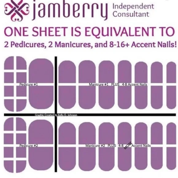 Jamberry Wraps, Fountain of Youth, Full Set - Picture 6 of 6